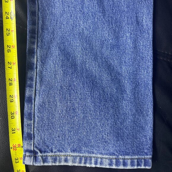 Wrangler George Strait Men's Jeans Blue Denim Straight Leg 13MGSHD Cowboy 33x34 - Picture 12 of 14